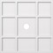 Ekena Millwork Rubik Architectural Grade PVC Contemporary Ceiling Medallion, 28"OD x 3"ID x 9 3/4"C x 1"P CMP28RK-03000 - alternate 1